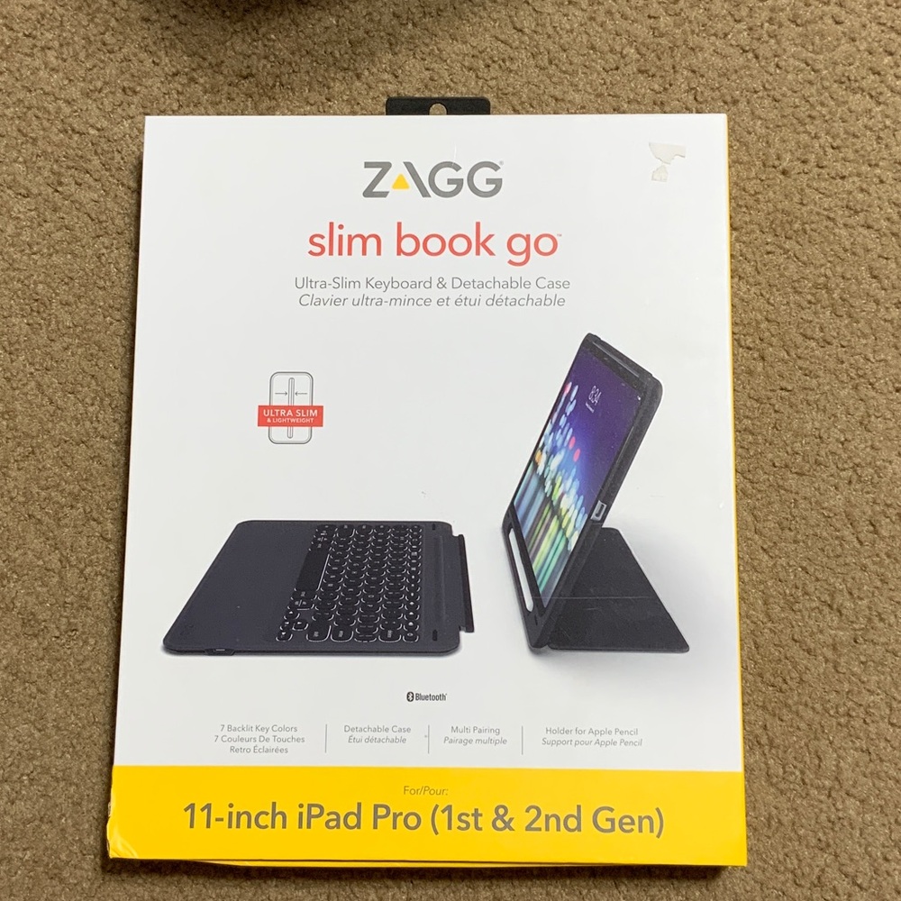 Slim Book Go for iPad Pro - Black